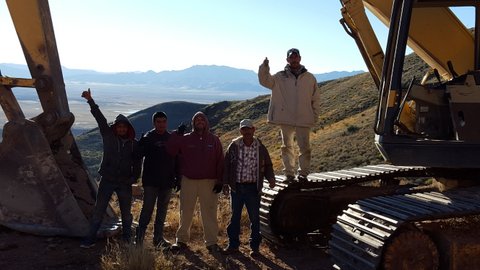 Mining at Ojo Laguna