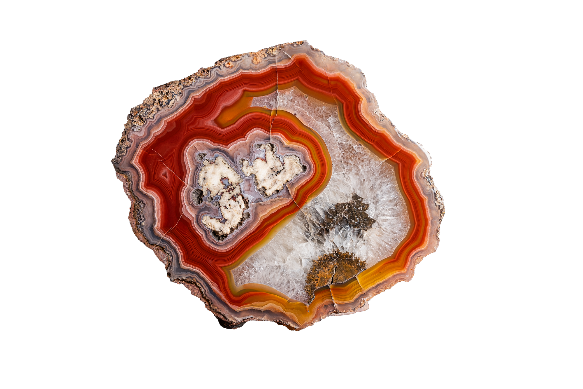 Fiery Corona "A" AGATE - Ojo Laguna | LAGB04-02a