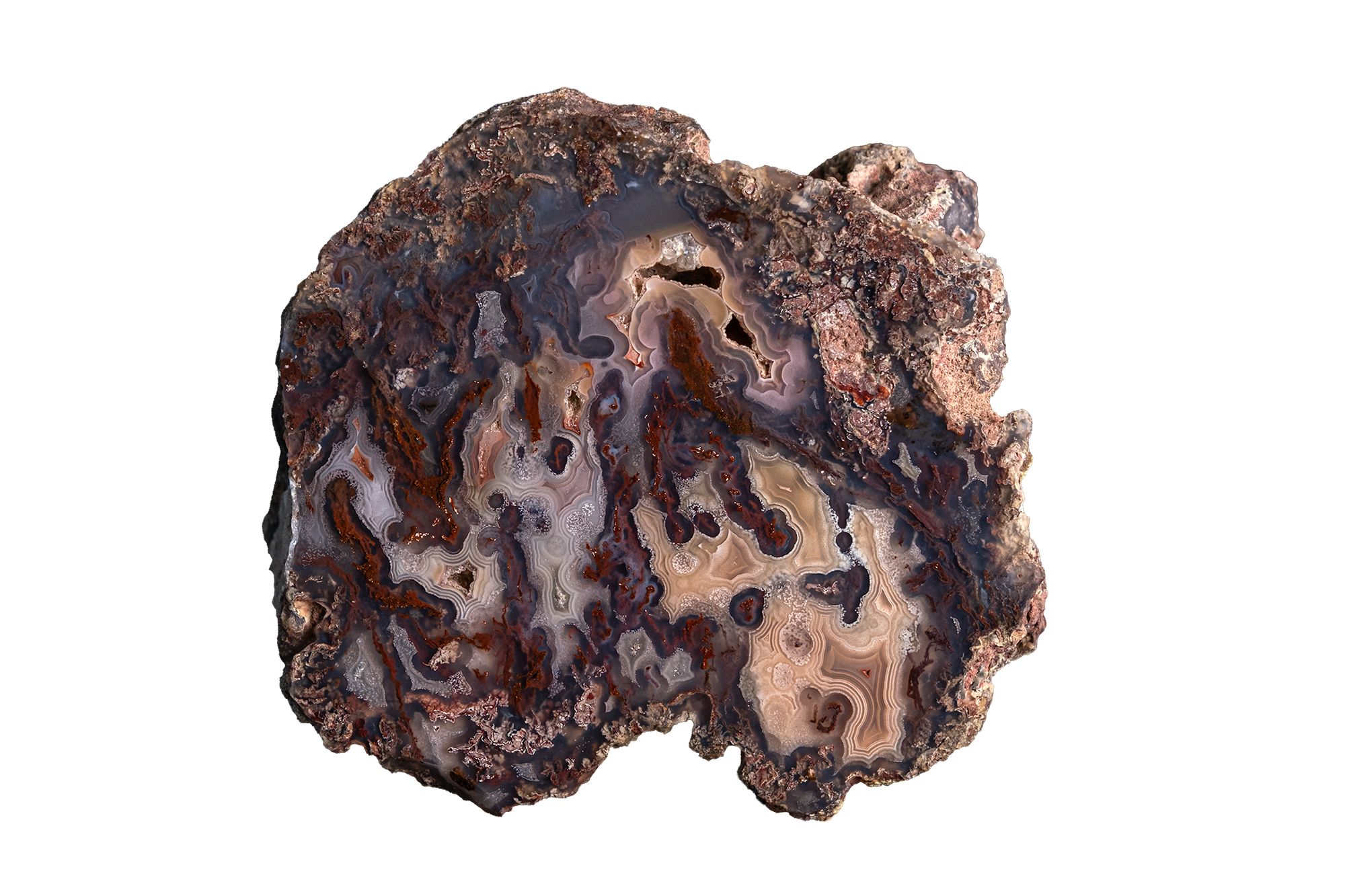 Labyrinth Plume "A" AGATE - Ojo Laguna | LAGB06-03a