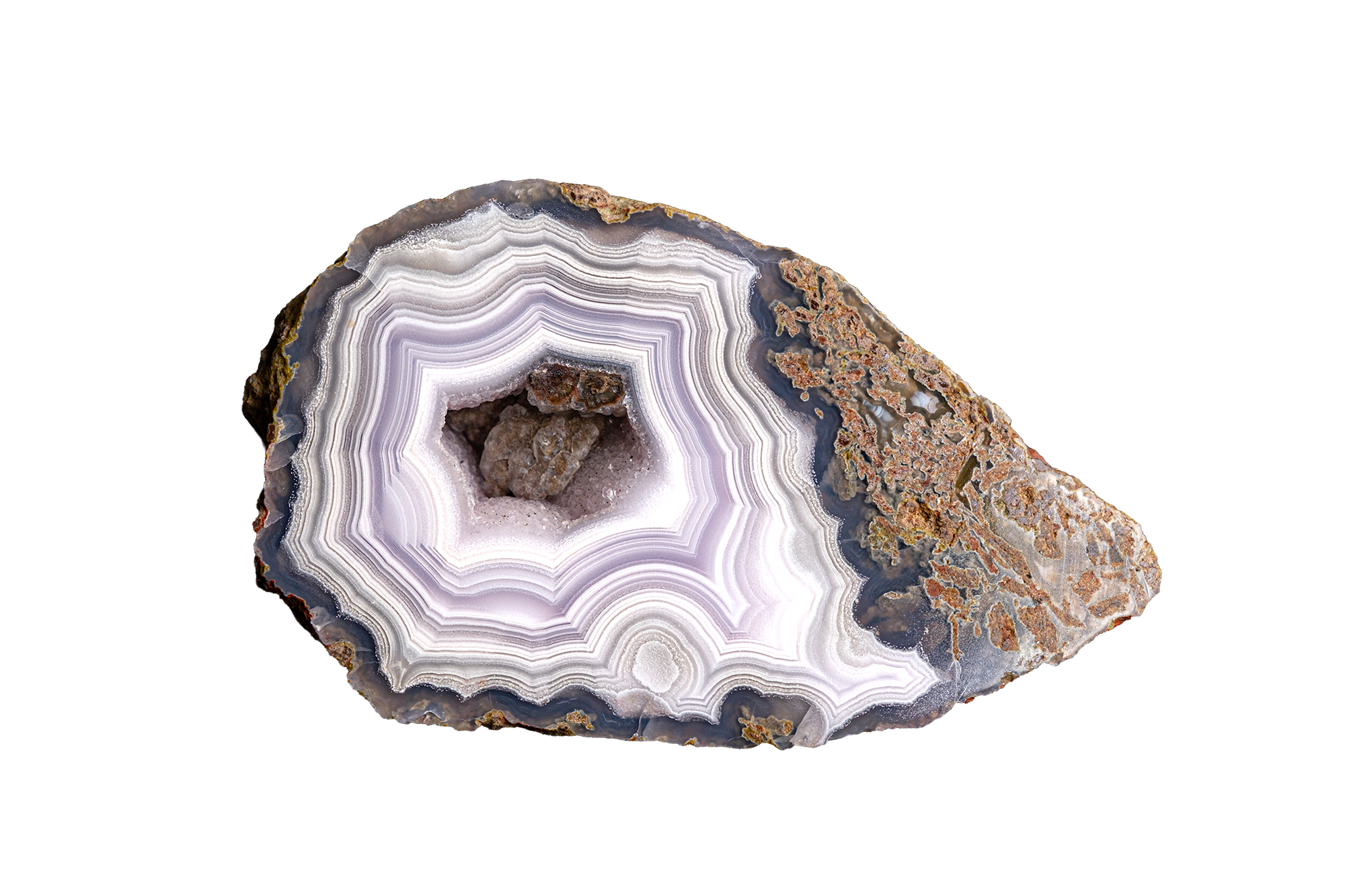 Amethyst Halo AGATE - Ojo Laguna | LAGB01-04
