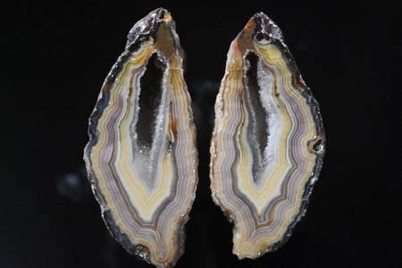 COYAMITO AGATE PAIR 1 - Del Rey Agates Gems & Minerals Inc.