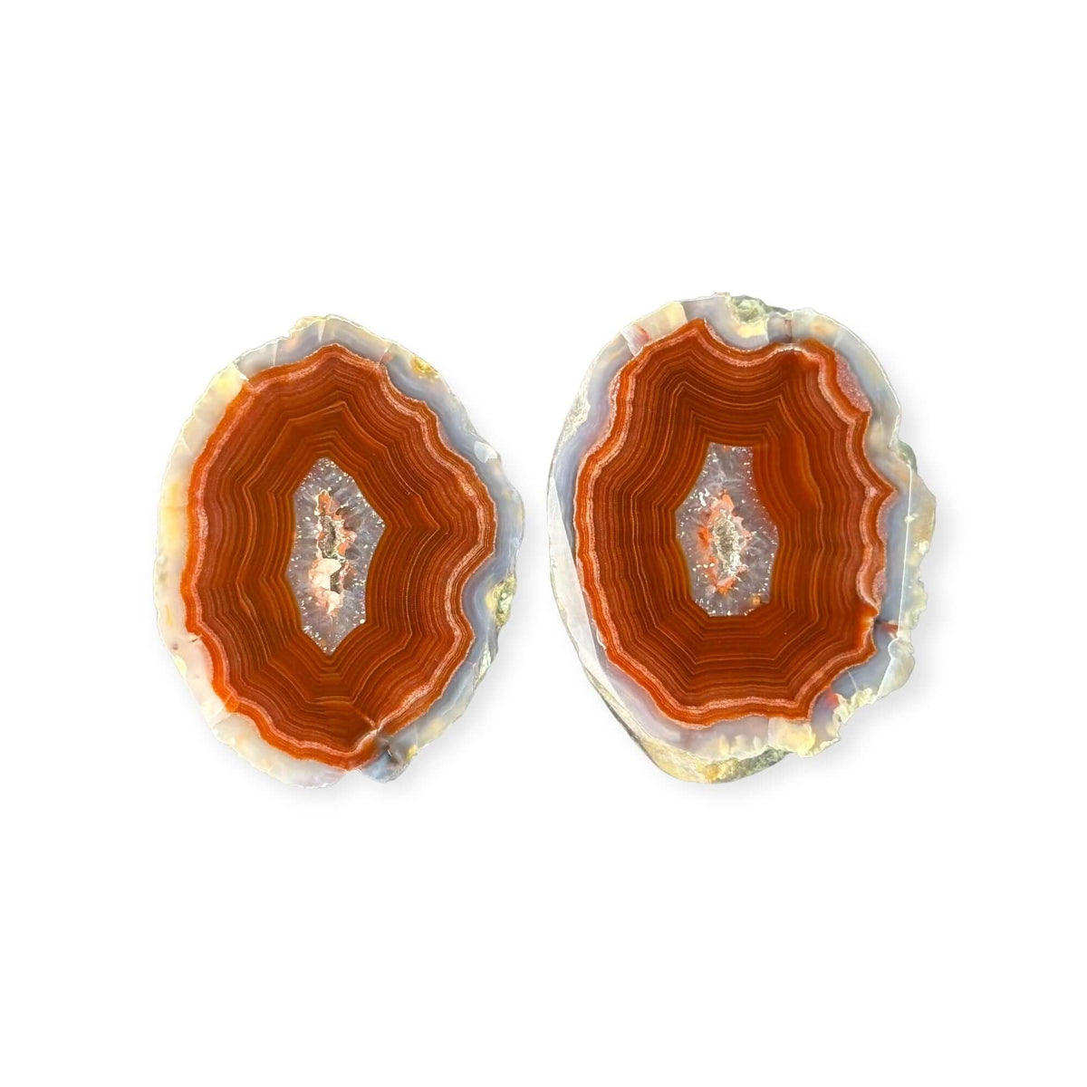 LAGUNA AGATE PAIR 3 - Del Rey Agates Gems & Minerals Inc.