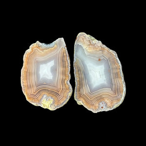 LAGUNA AGATE PAIR 4 - Del Rey Agates Gems & Minerals Inc.